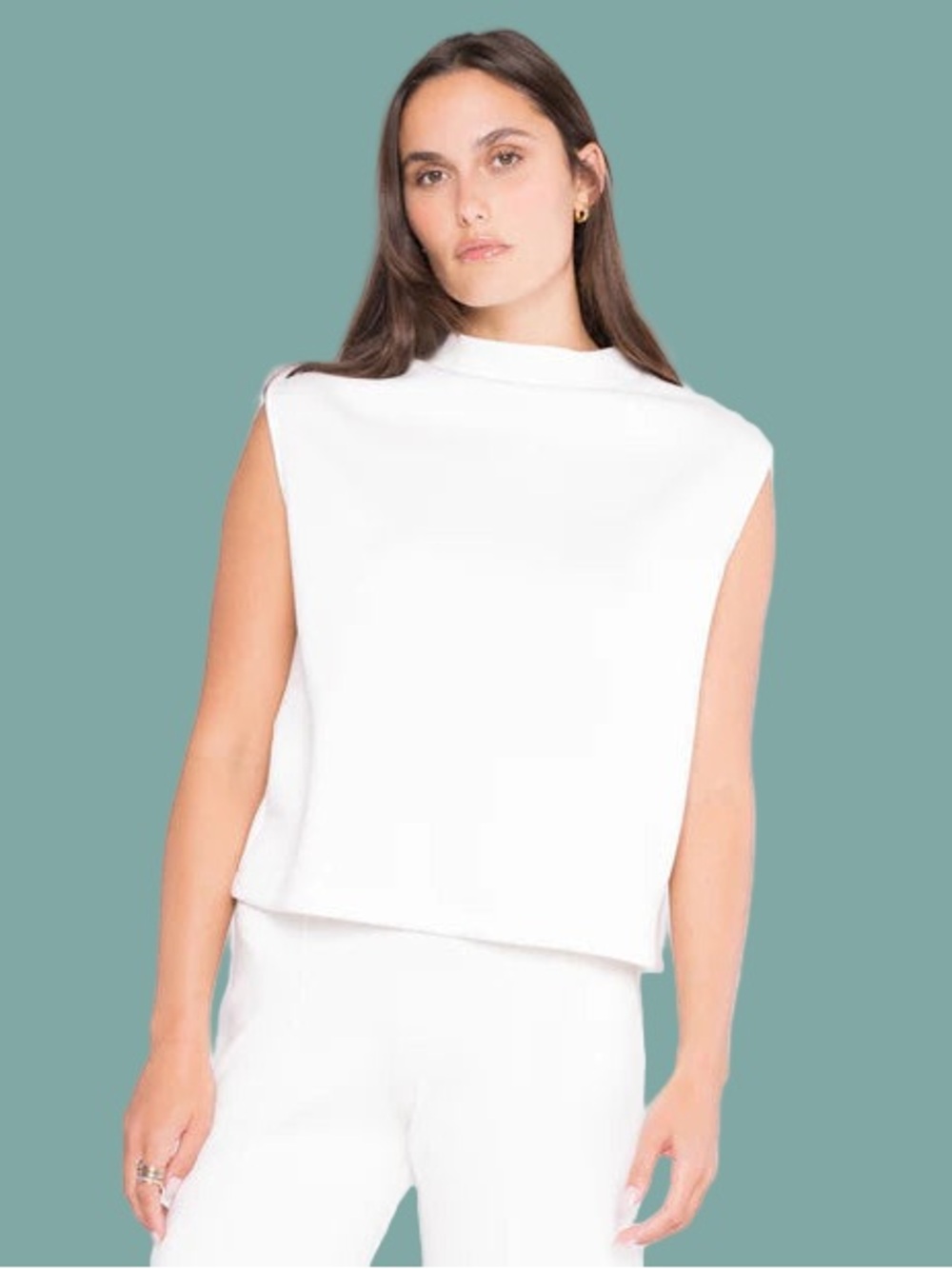 Ripely Rader - Scuba Cowl Neck Top